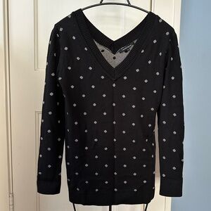 Nanette Lepore Wool Blend Polka Dot Sweater